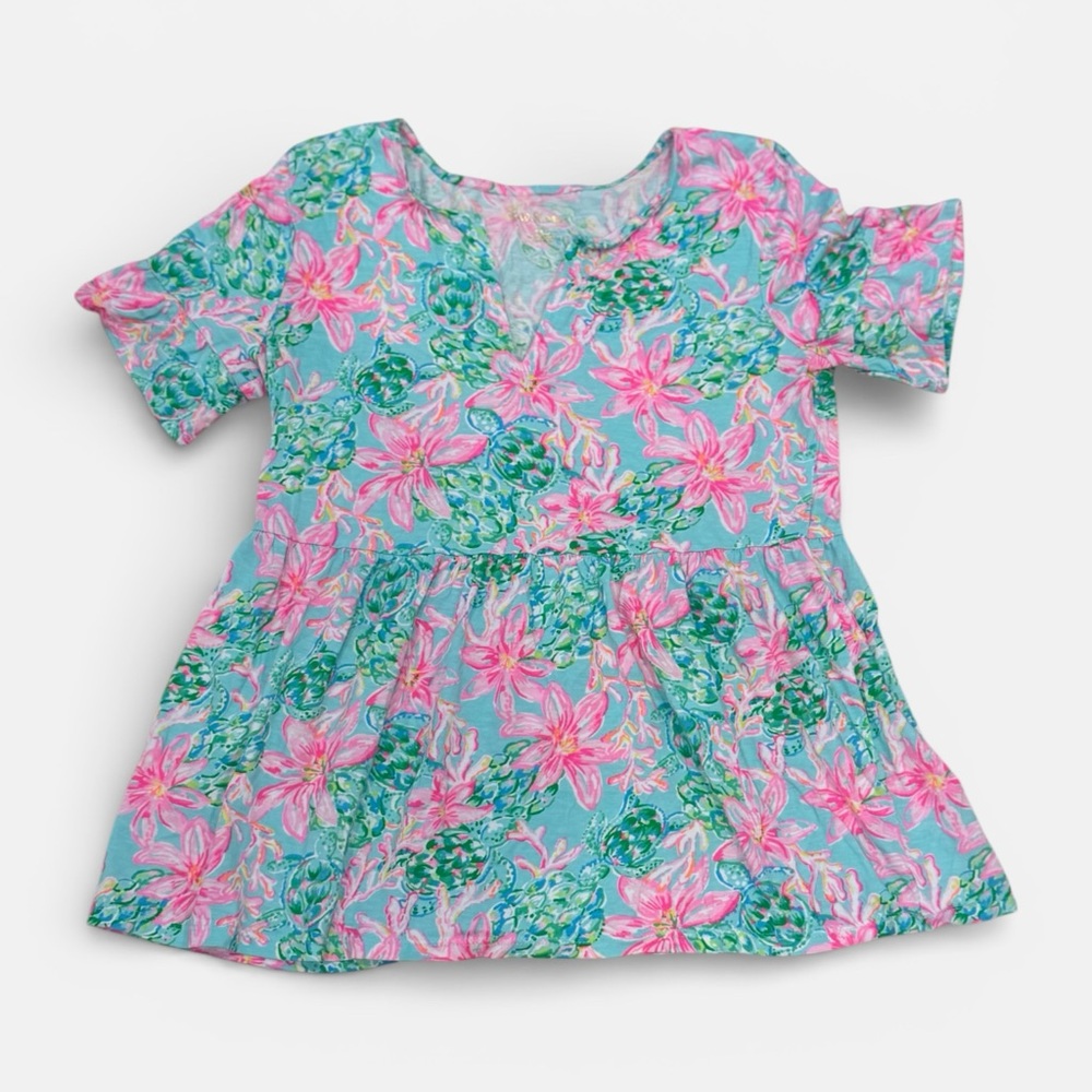 Lilly Pulitzer Peplum-Style Jodee Top- Size XXS